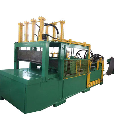 kwaliteit  Transformer Corrugated Fin Forming Machine Automatic One Decoiler Feeding Sheet fabriek