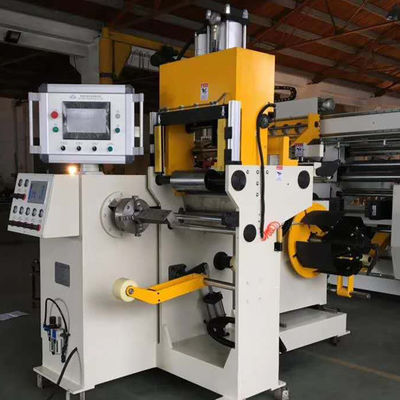 Cu Or Al Film Strip Winder Transformer Foil Winding Machine Automatic Cold Welding