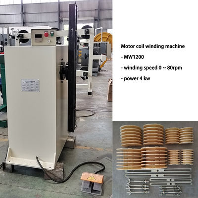 Verstelbare Mold Motor Coil Winder Wire Winding Machine 4kw