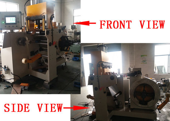 Automatische koudlassen van een folie-decoiler met LV-transformator