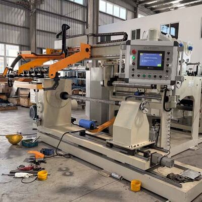 Transformer Foil Winding Machine met 15kw Winding Power, Pneumatische Spanningsregeling voor 0,2-2,0 mm Koperfolie