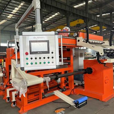 15kw Foliewikkelmachine voor transformatoren met pneumatische spanningsregeling en 12 maanden garantie voor precisiewikkelen