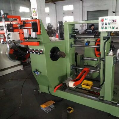 Transformatorfolie-wikkelmachine met consistente wikkelsnelheid, TIG-lassen en dubbele decoilers