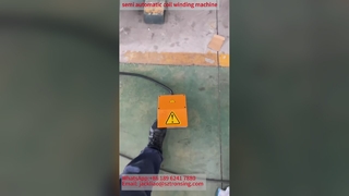 Semi-automatische transformator spoel wikkeling machine